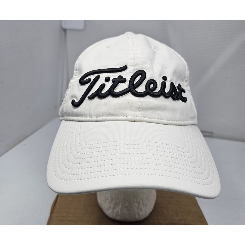 Titleist Lago Mar Country Club Hat Cap White Tour Performance‎ Golf Adjustable
